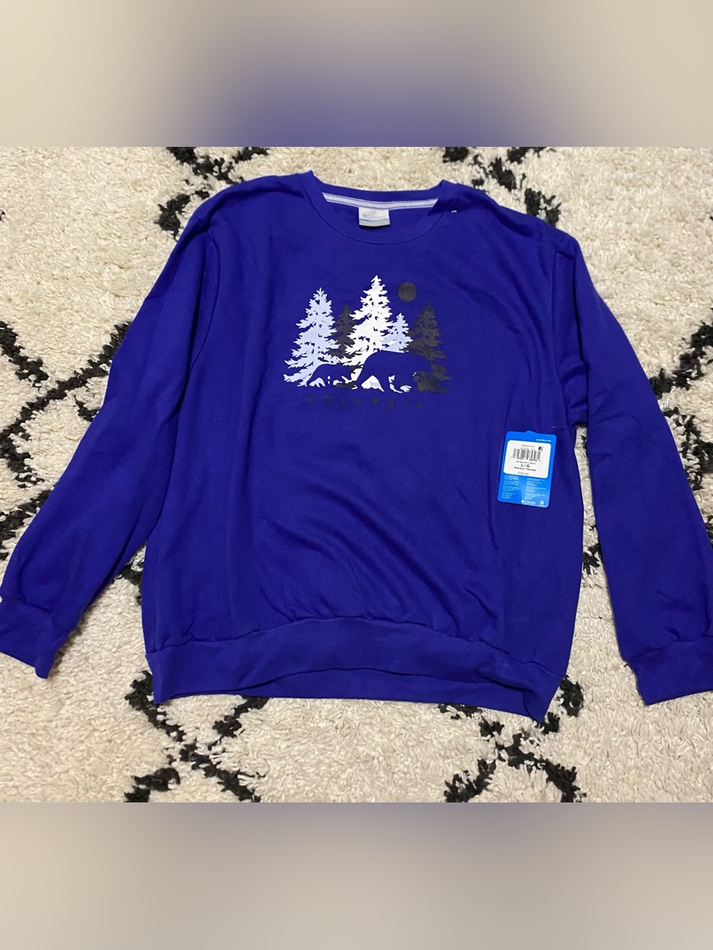 Women’s Columbia crew neck sweatshirt - L